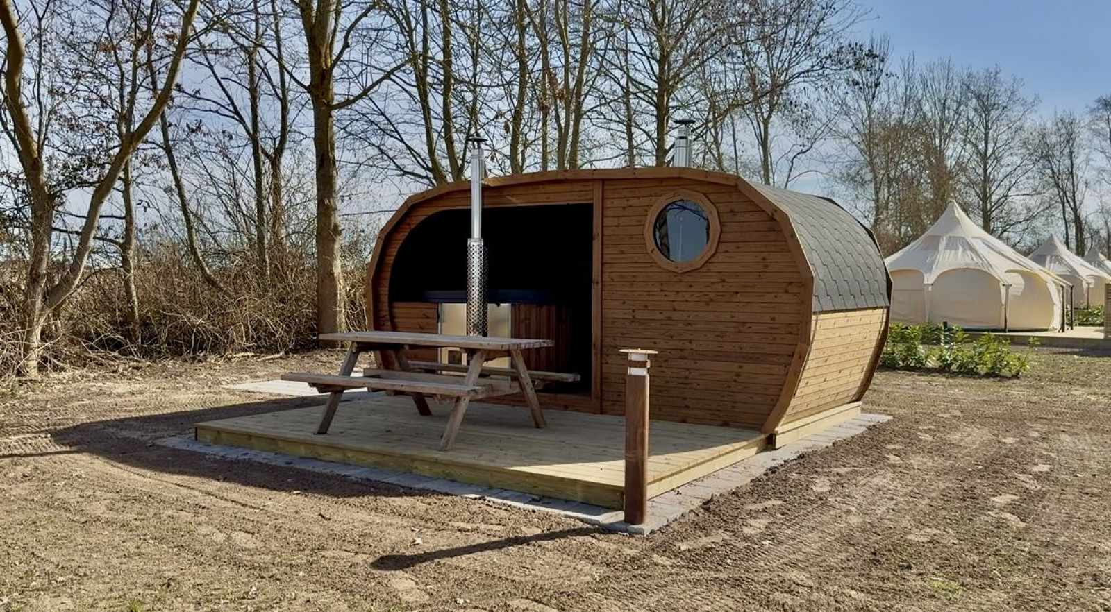 Vildmarksbad og sauna